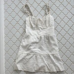 Show Me Your MuMu White Mini Dress